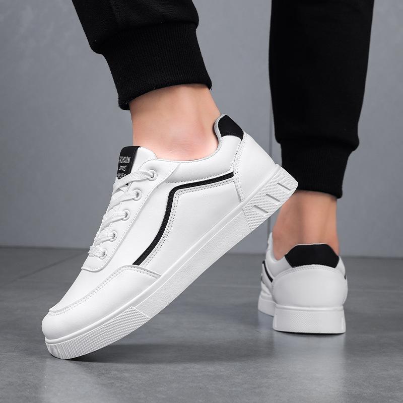 2025 Trendy Men's Shoes New Versatile Walking White Shoe Breathable Wear-resistant Board Shoes Male Casual Non Slip Sneakers