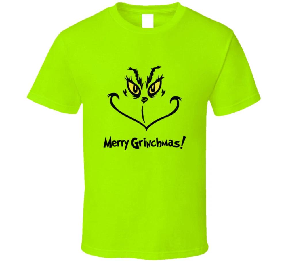 Merry Grinchmas! Funny Christmas Holiday Gift T Shirt 4XL