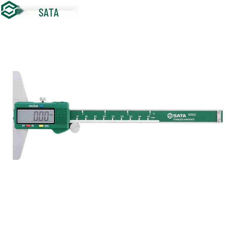 SATA 91551 Digital Depth Gauge 0-150mm