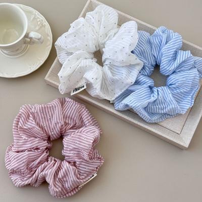 Haarschmuck für Mädchen Frauen Scrunchie koreanische Bänder Gummibänder Gummi beliebt Yoga kpop Süßigkeiten Kawaii Niedlich Make-up Mode
