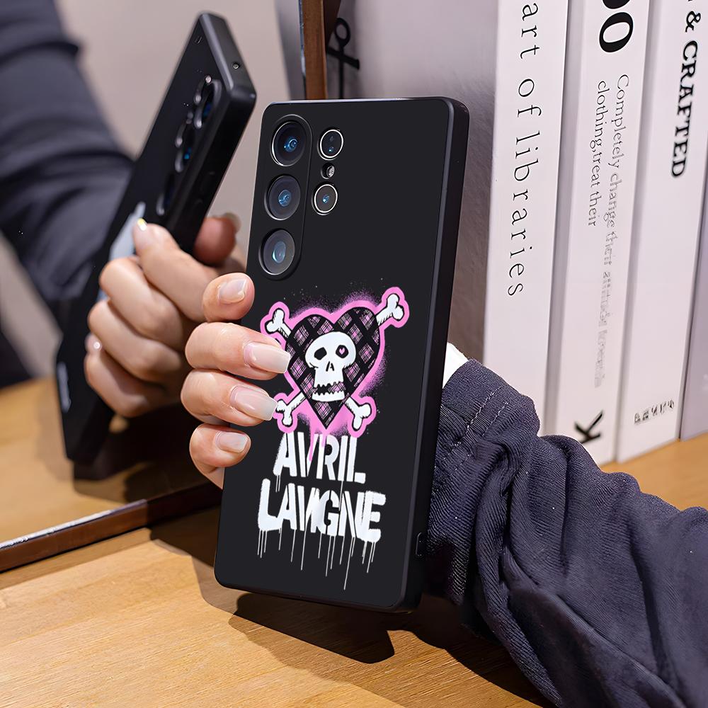 

Singer Avril Lavigne Phone Case For Samsung S26 Ultra S25 Edge Ultra S23 S22 S21 S20 Ultra Plus S24 Fe Cover Samsung S24