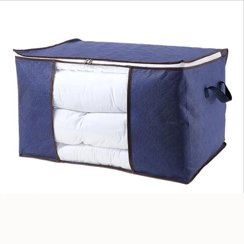New Quilt Storage Bag Home Moistureproof Clothes Storage Bag Thickened Non-woven Luggage Moving Packing Bag Ya734