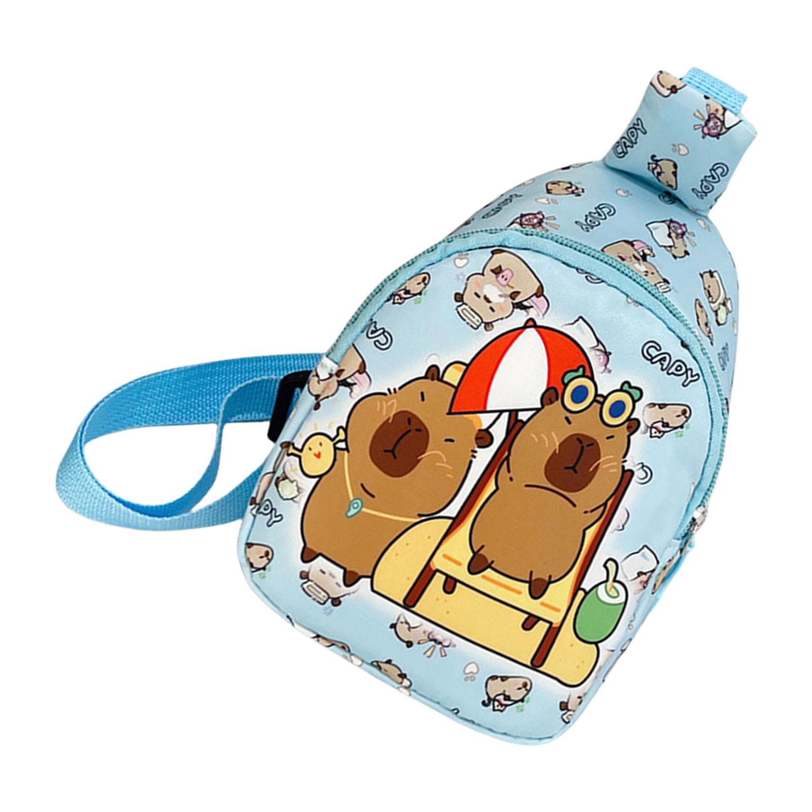 

Kids Sling Bag Cartoon Kids Travel Bag Chest Bag Kids Crossbody Bag Mini Backpack Daypack for Girls Boys Fanny Packs синій
