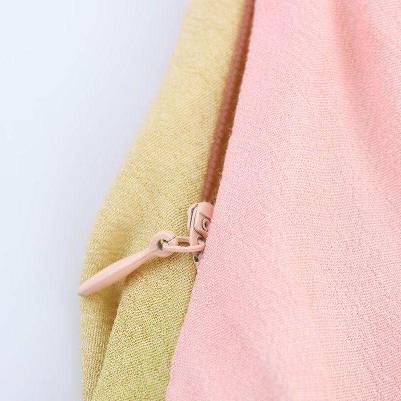 Kaslead New Arrival Women's Clothing Fashion Style Fashion Flower Print Hanging Collar Dress 2587078