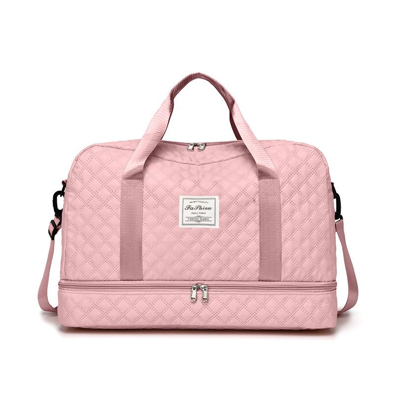 Travel Bag Dry/Wet Separation Gym Bag Large Capacity Yoga Bag Cabin-Size Outdoor Soft-Sided Durable Luggage Bag