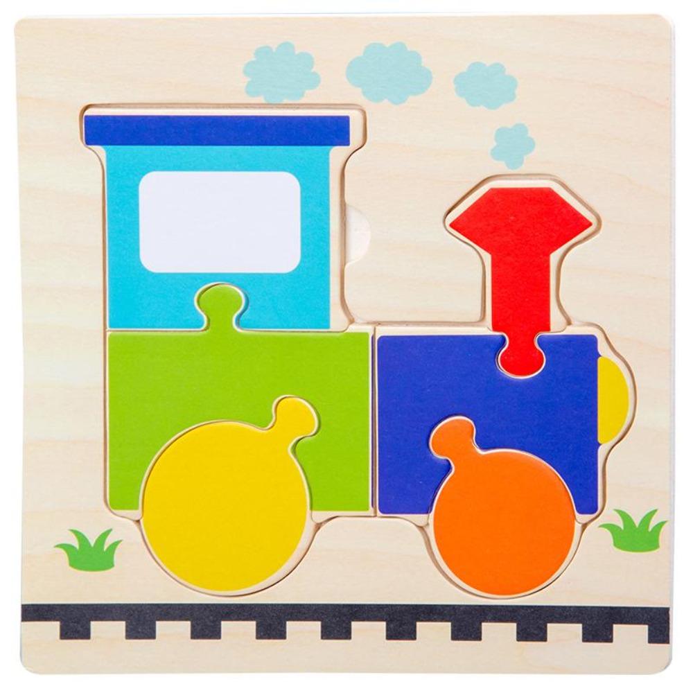 Baby Holzspielzeug 3D Puzzle Cartoon Tier Intelligenz Puzzlespiel Formen Zuordnen Montessori Spielzeug für Kinder Geschenke