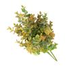 5-branch Artificial Plant Bouquet Plastic Plant Decoration Wedding Party Leaves