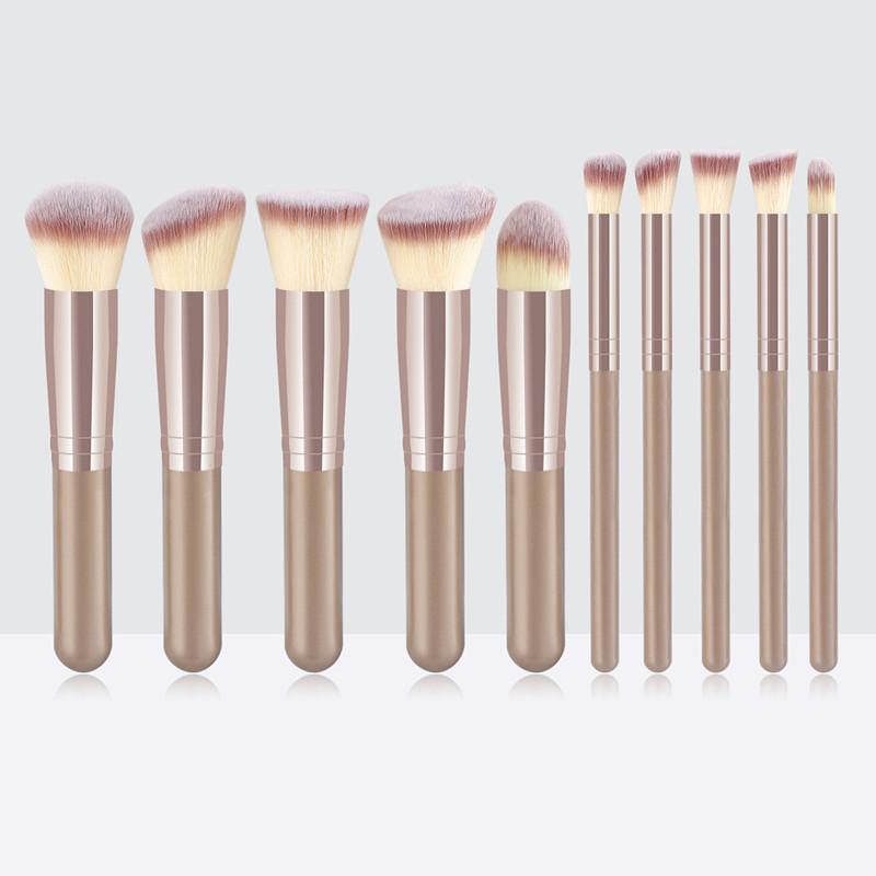 10PCs Minin Makeup Brush Set Cosmetict Makeup For Face Make Up Tools Women Beauty Professional Foundation Blush Eyeshadow beauty