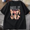 Summer Men's MILF Men I Love Feet Fun Pattern Harajuku T-shirt Short-sleeved Round-neck Streetwear