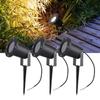Premium Aluminum Waterproof Gu10 Garden Stake Light Ideal For Trees And Lawns