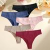 FINETOO 5PCS/Set T-Back Intimates Lingerie Sexy Women Seamless Panties Breathable Thong Underwear for Female Intimates Lingerie