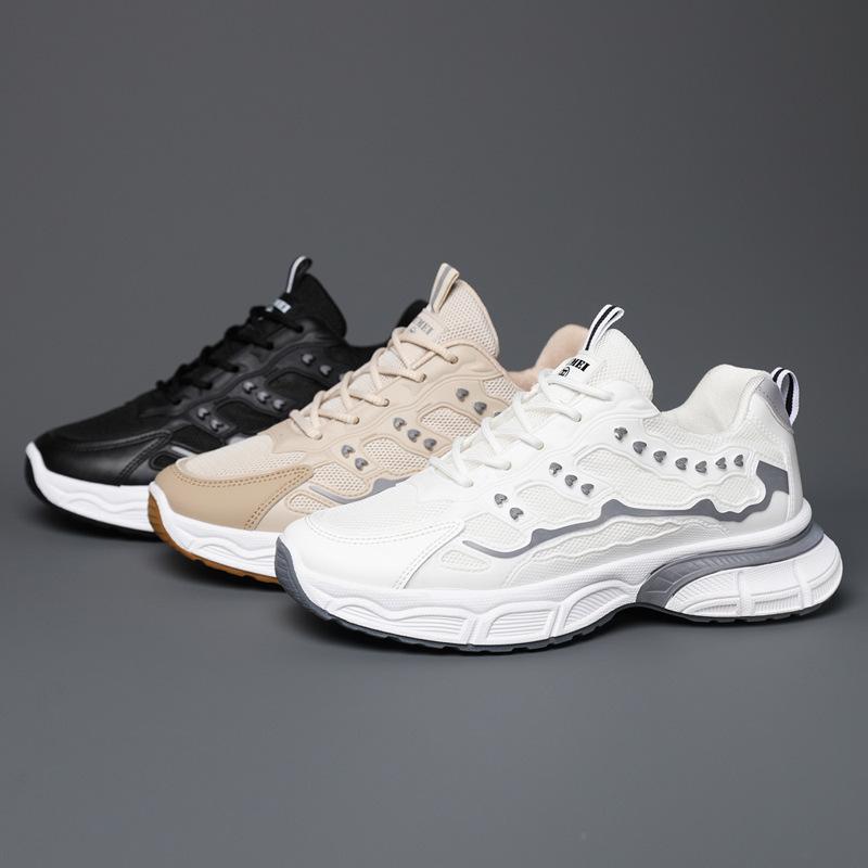 Young Student Running Men's Shoes for Spring New Mesh Sneakers Shoes Trendy Paired with Dad Shoes Trendy Casual Shoes for Men