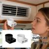 2 PCS Heat-resistant RV Heater Vent Adapter Durable Outlet Air Vent Adapter  For Camper