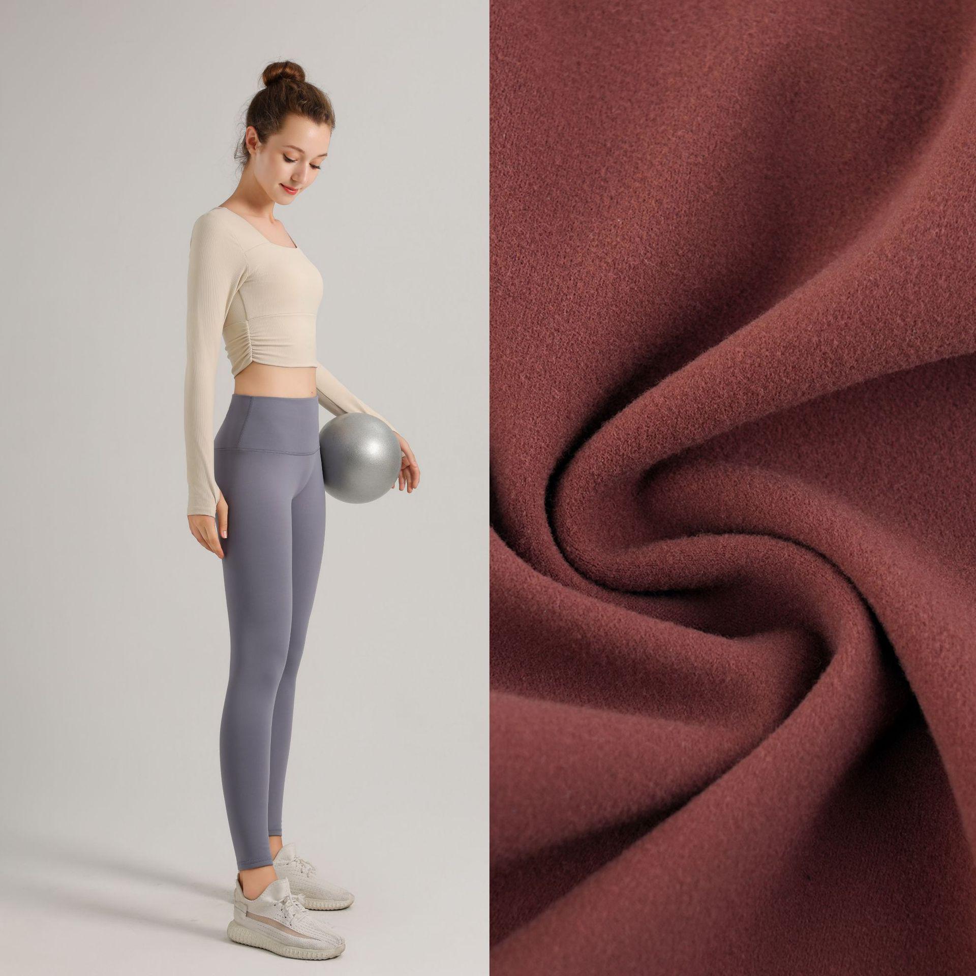 

Winter Fleece-Lined High-Elastic Yoga Pants Slimming Leggings Medium (95-105 lbs)