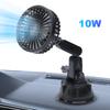 Sucker Electric Car Fan 360 Degree Rotatable Auto Ventilation Fan USB Operated Car Cooling Fan for Truck SUV Sedan RV Van Boat