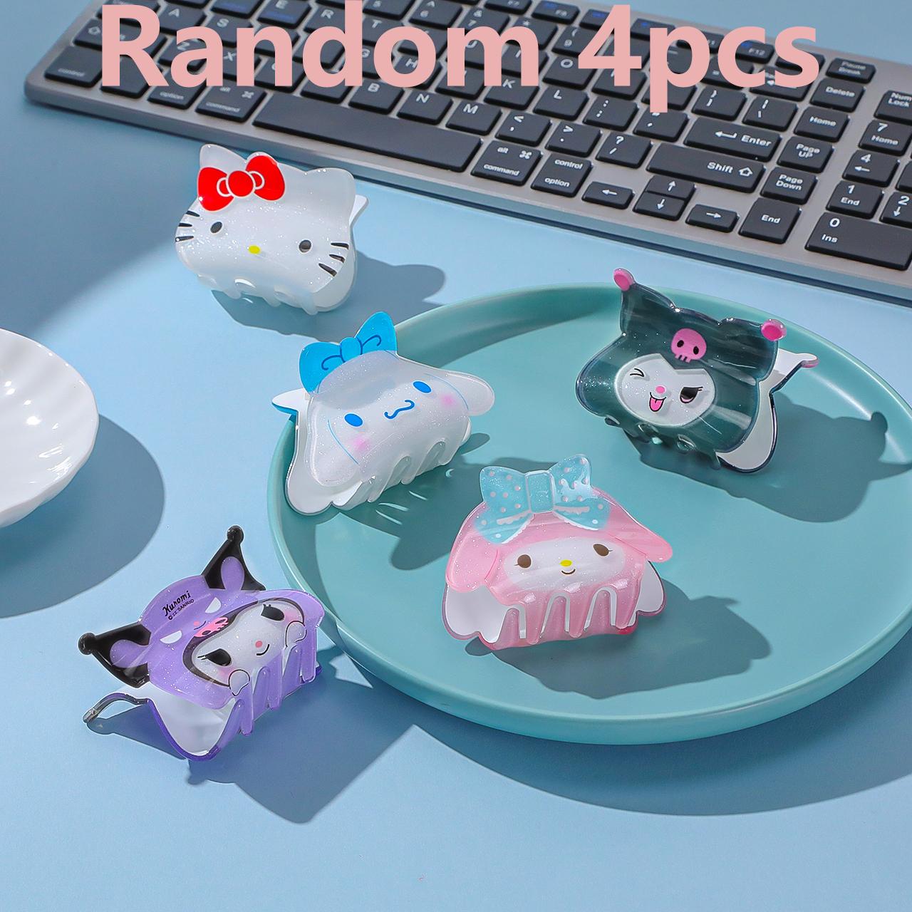 1PC/Random4PcsCute Sanrio Kuromi hair claw accessory