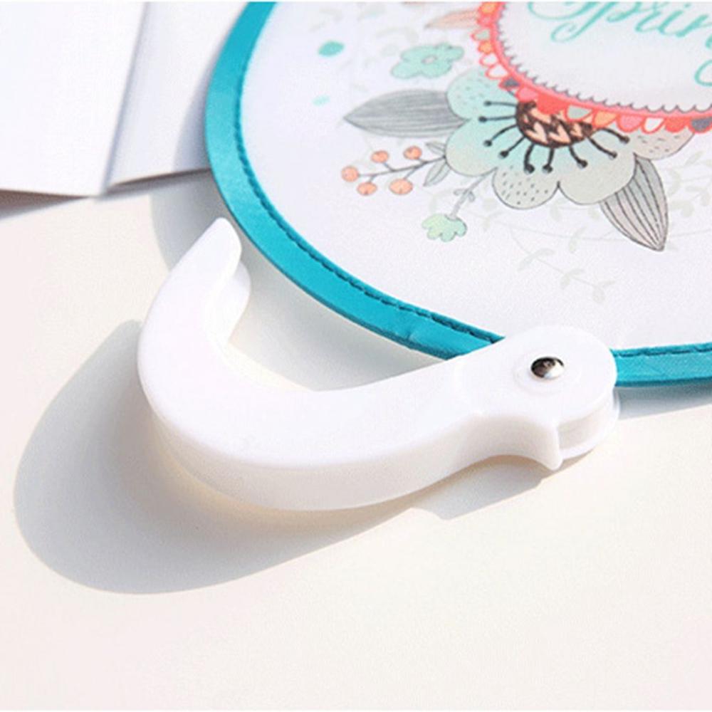 Round 1 Pcs Collapsible Handheld Cooling Fans Cartoon Party Favor Home Decor Round Fan Foldable Fan