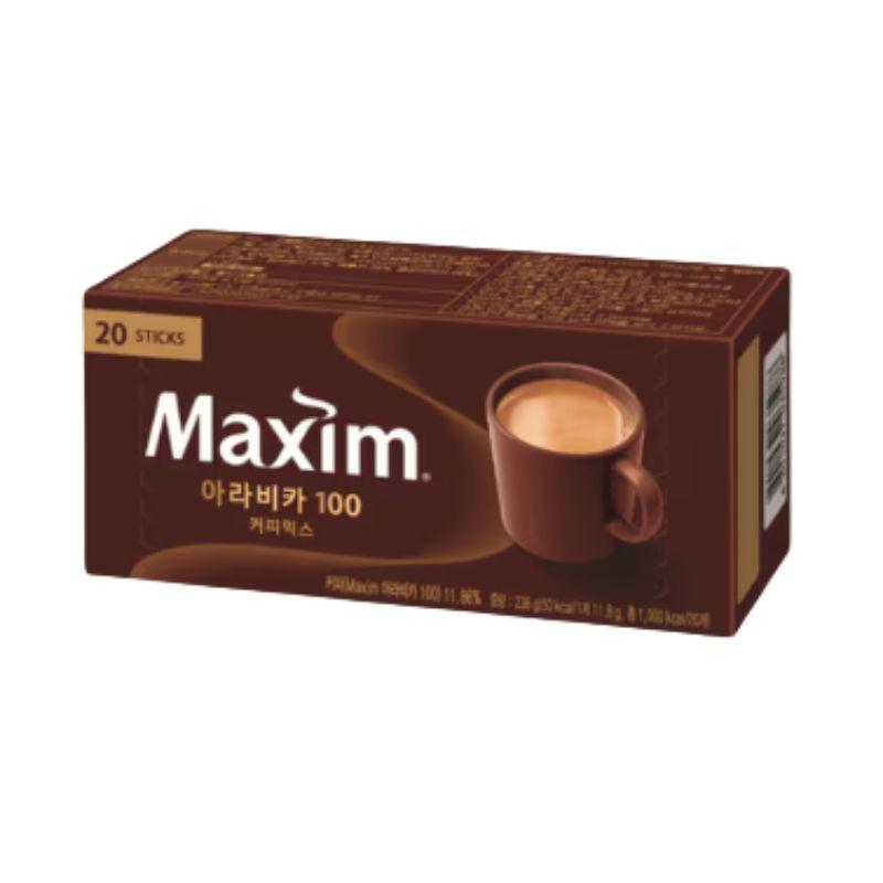 Maxim Arabica 100 Korean Premium Instant Coffee Mix 20 Sticks, 1box/2box 1box(20ea)