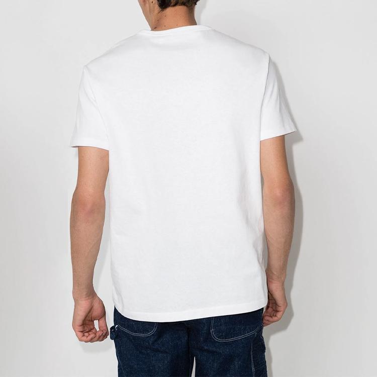 Polo Ralph Lauren Logo Embroidered Crew Neck Short Sleeve T-Shirt Men T-Shirts White 710811284-002
