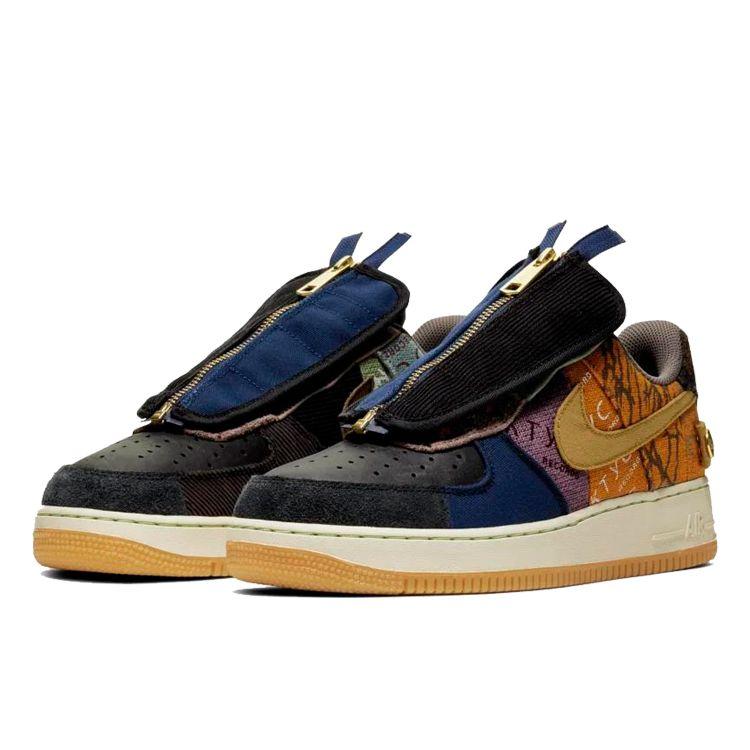 Travis Scott x Nike Air Force 1 Low Cactus Jack Sneakers Unisex Multicolore Bronzo Opaco Fossil CN2405-900