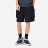 Li-Ning CF Solid Color Multi-Pocket Elastic Waist Woven Sports Casual Shorts Men Bottoms Black AKSSA35-1