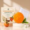 Persimmon Nourishing & Cleansing Soap: Rich Lather, Fresh Scent, Non-Tightening Formula, Suitable for Full-Body Use.