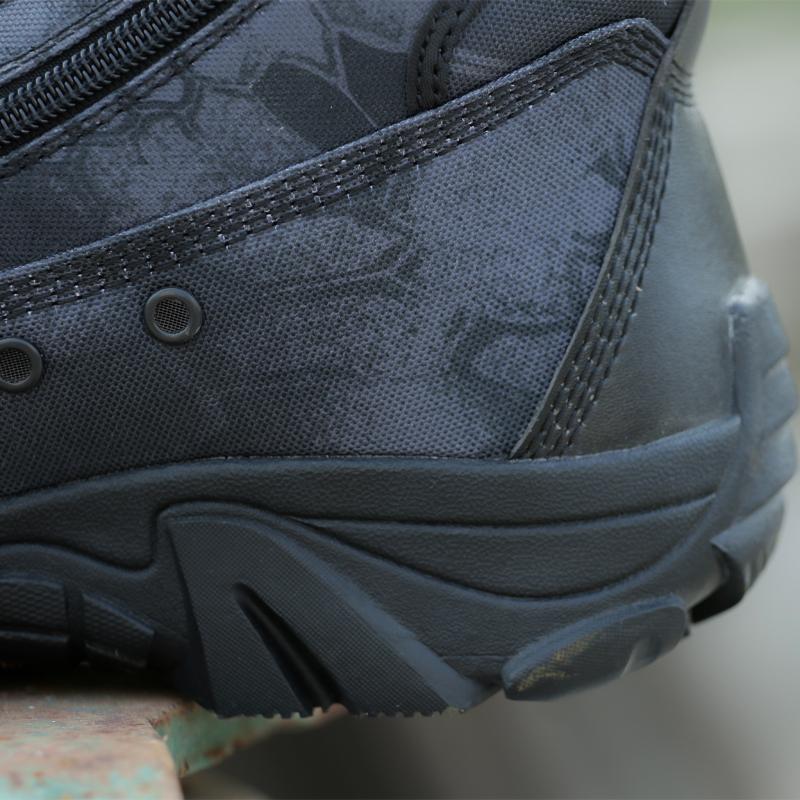 Trekking Hiking Outdoor Shoes Men Camo Waterproof Climbing Camping Sport Sneakers Military Tactical Army Boots