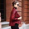Autumn 2026 Haining Sheepskin Leather Jacket - Short, Genuine Fashion Style
