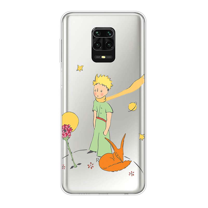 Mały Książę i Lis Silikonowe Etui Do Xiaomi Redmi Note 10 10S 9 9S Pro Max 9T 8T 8 7 6 5 Pro 5A 4X 4 Telefon Etui
