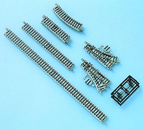 TOMIX N Gauge Mini Rail Set, Point Set, MB Pattern 91082, Model Railroad Rail Set
