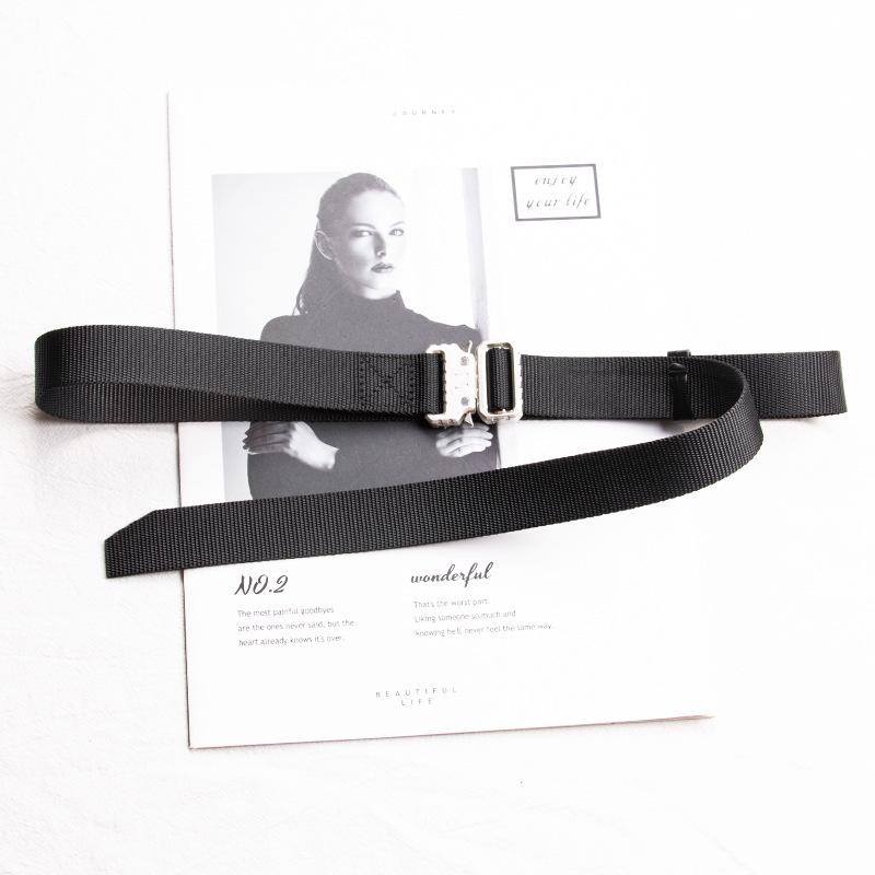 Unisex Cobra Buckle Tactical Canvas Belt - Men s 3.8cm, Women s 3cm, Silver Buckle, Outdoor Training Nylon. 130cm