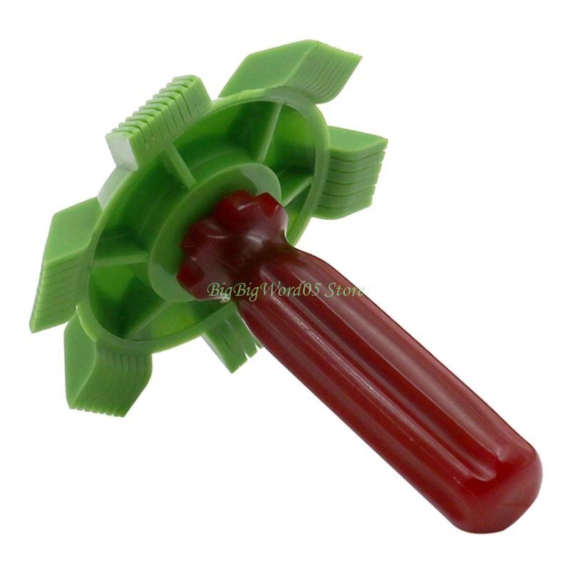 24TE 2pcs/set Air Conditioning Cleaning Comb Radiator Evaporator Fin Straightener Cleaner Brush Tool