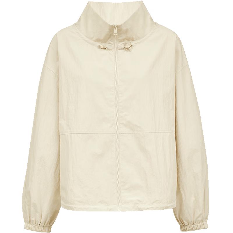 

VEROMODA Women s Stand-Up Collar Drawstring Hem Jacket S