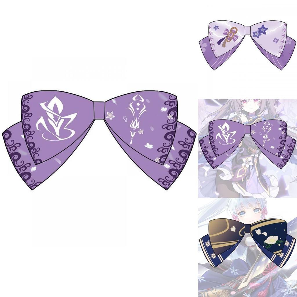 Anime Genshin Impact Hutao Bow Hairpin Hair Accessories For Girls Realistic And Delicate Design