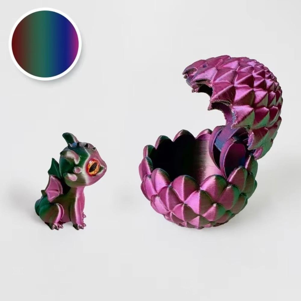 Cute 3D Printed Dragon Egg Creative Artistic Dragon Egg Statue Dragon Figure  Birthday Party Favors