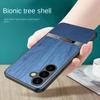 Wood Grain Imitation Phone Case for Samsung Galaxy S24 S23 Ultra S22 S21 Plus Leather Shockproof Protective Cover