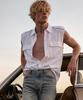 Untage Leinen Safari Ärmelloses Hemd [Weiß(Unisex)]_Uts-Ss21