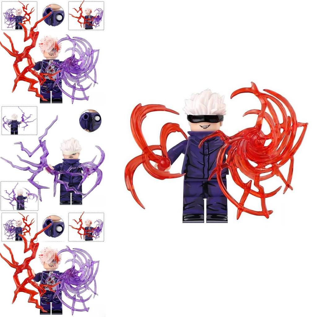Jujutsu Kaisen Gojo Satoru Baustein Spielzeugset Mit Abs-Kunststoff Und DIY-Montage Für Kreatives Spielen Und Kinderspaß