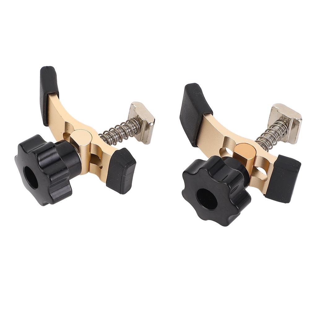2PCS T Track Hold Down Clamps Aluminum Alloy Press Plate Clamp for CNC Router Engraving Machine