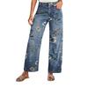 Women's Denim Classic Versatile High Waist Fashionable Trousers