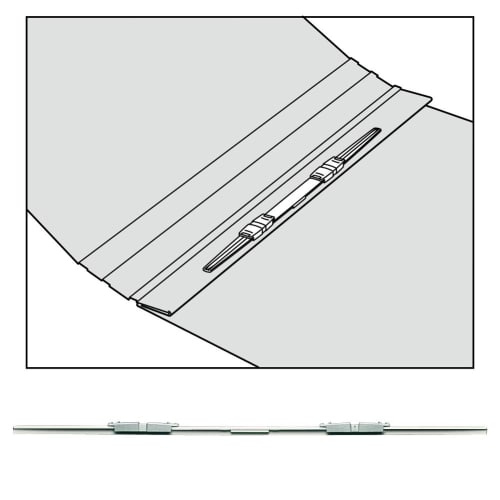 KOKUYO File Flat File A3 Horizontal E Type 150 Sheets Capacity Blue Fu-H48B