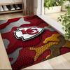 Kansas City Chiefs Logo Carpet Rug Soft Washable Anti Slip Home Living Room Sofa Mats Personalized Christmas Rug