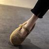 Mary Jane Women's Furry Velvet Flat Shoes - 2025 Autumn/Winter Korean Style