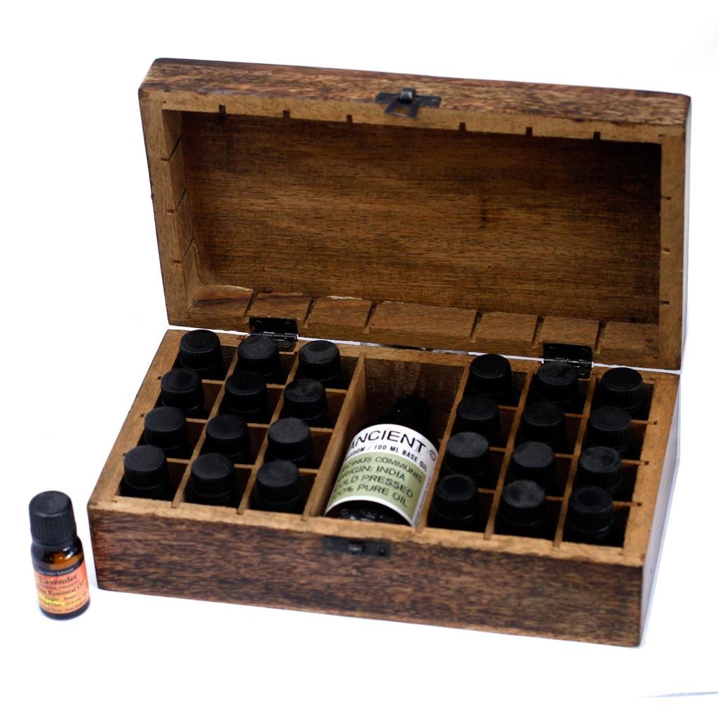 Essential Oil Storage Box, Holds 25 10ml Bottles