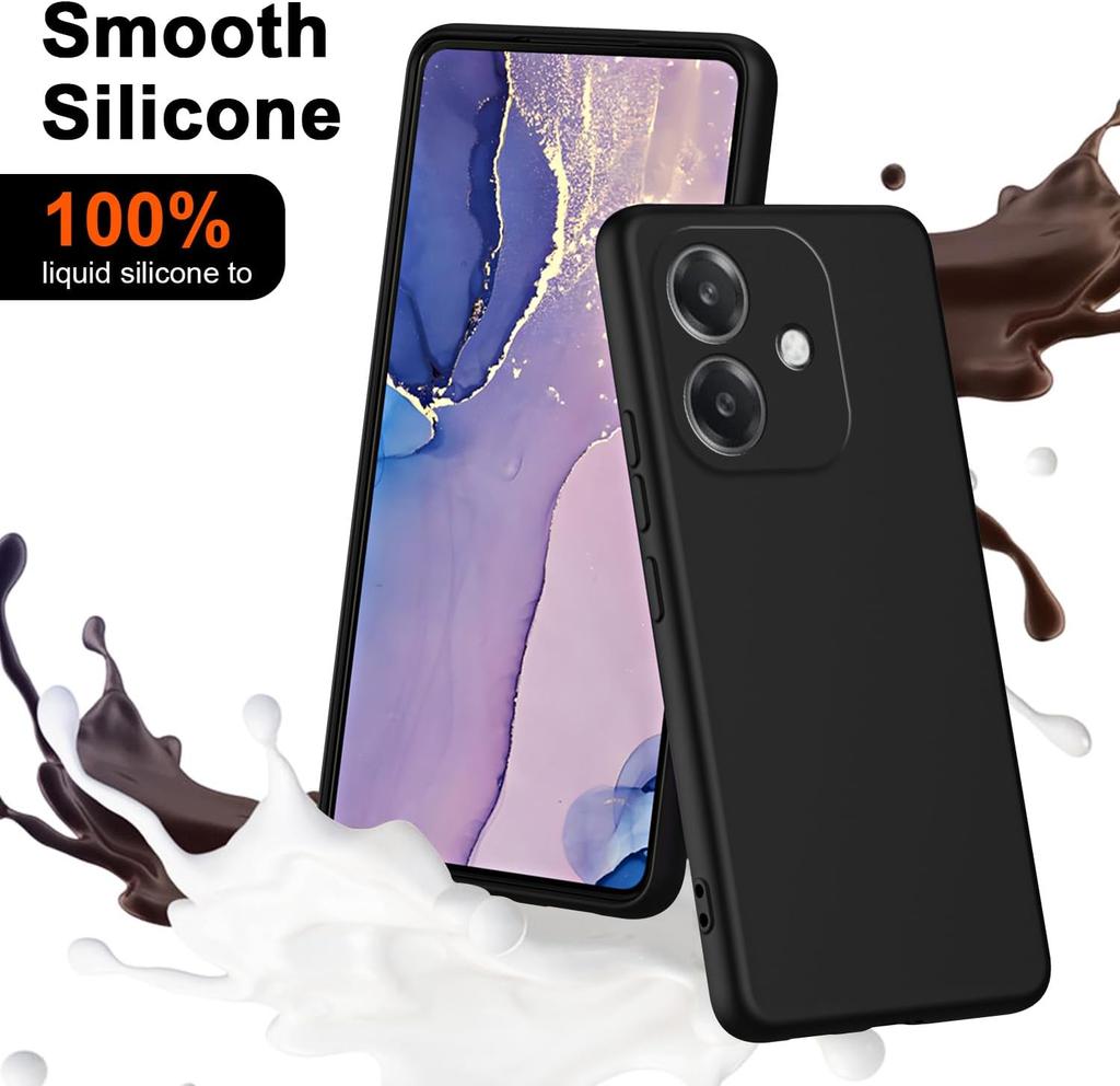 Flexible Flüssigsilikon TPU Hülle Für OPPO A40 A40M A60 A80 5G Schutzhülle Fundas Coque Capa