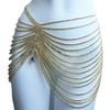 European And American Personalized Style Fringed Pendant Waist Chain Dance Skirt Body Chain Night Club Super Flash Crystal Body Chain Jewelry