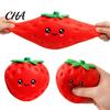 Strawberry Squeeze Toy Cartoon Stress Relief Toy, Giant Fake Sensory Fruit Fidget for Home Office School Management