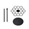 Rotatable Medal Hanger Desktop Medal Display Rack Multifunctional Metal Medal Hanger Desktop Medal Storage Rack