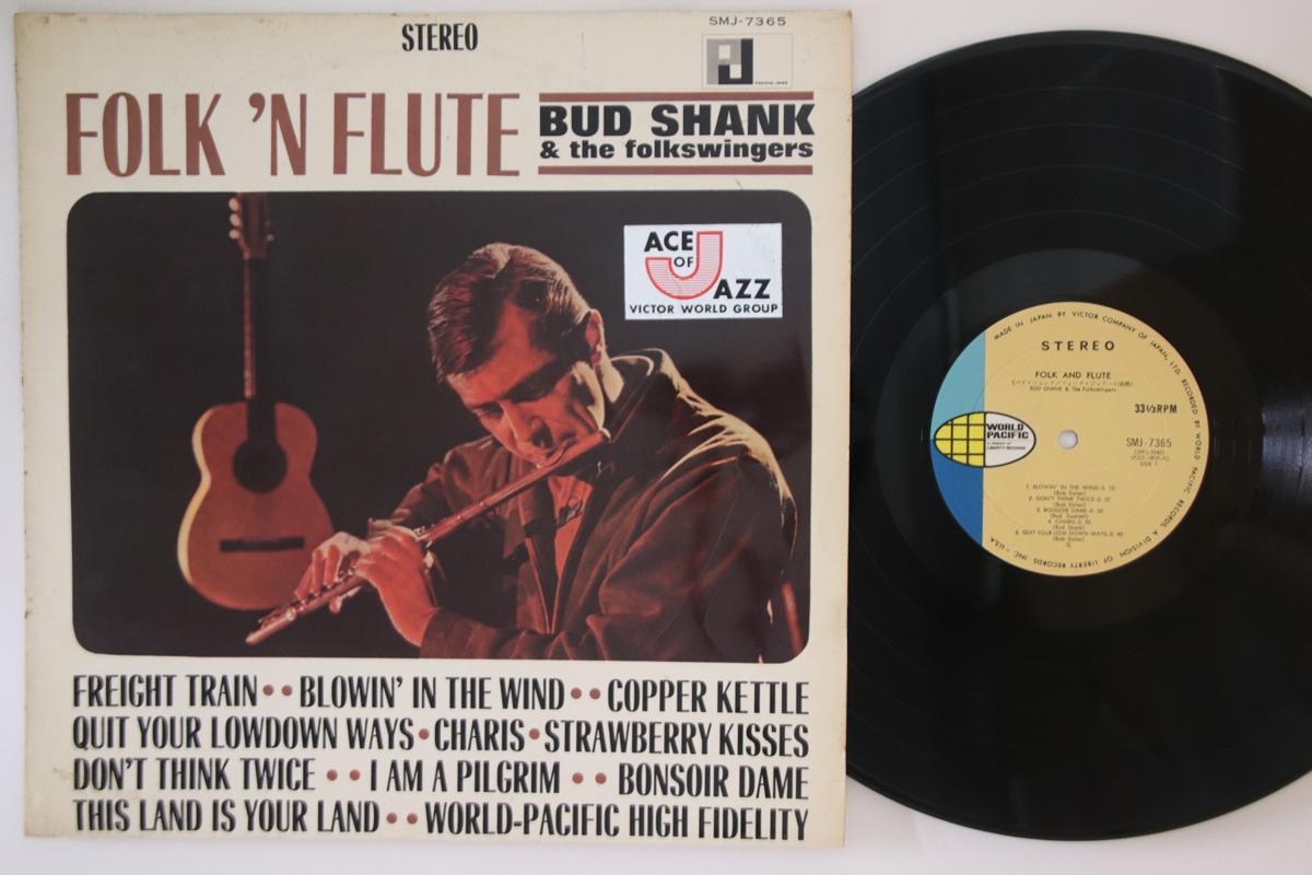 

LP Record BUD SHANK - Folk And Flute SMJ7365 WORLD PACIFIC Japan Jazz Used