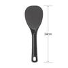 Akebono Sangyo Black Rice Paddle, 24cm, Blister Case, Made in Japan, Commercial Use, Double-Embossed Design for Non-Stick Rice, Magic Rice Paddle,